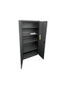 EWE-SolidSteel Safeguard Metal Hinged Door Wardrobe 92x42x195cm