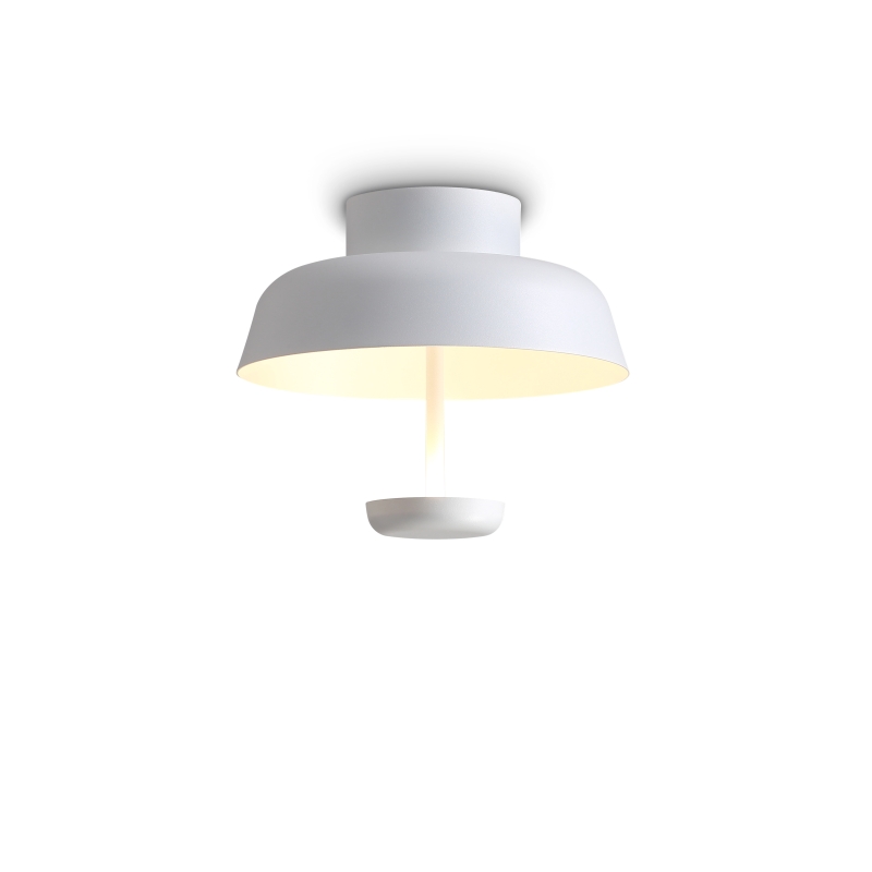 white ceiling light fixture 
