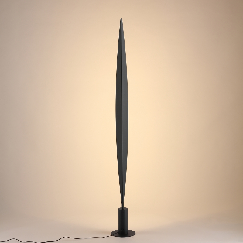 black table lamp