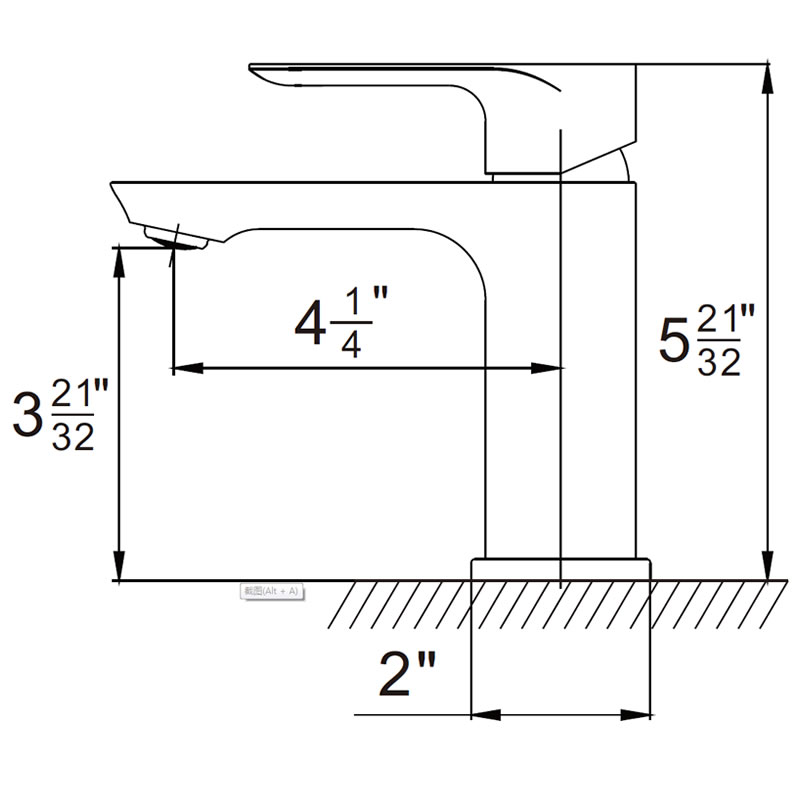 Vanity Faucet 14801QT