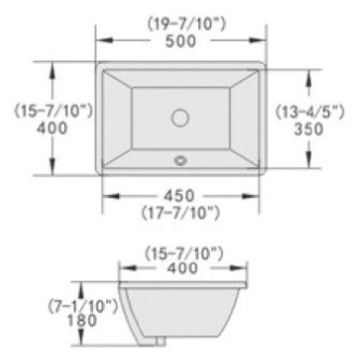 Undermount Basin OVS-1801