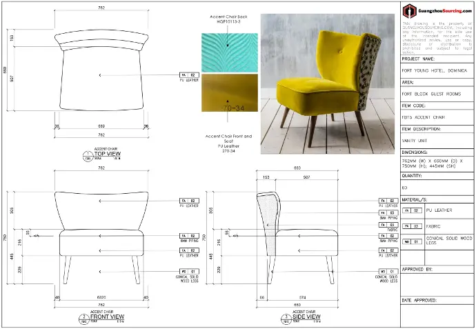 Chair shop drawing an example of a shop drawing of a chair